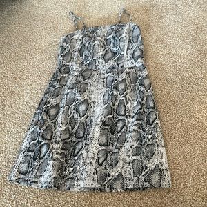 Charlie Moss Snakeskin Dress